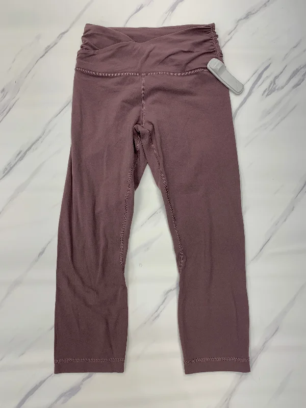 Athletic Leggings By Lululemon In Pink, Size: 6