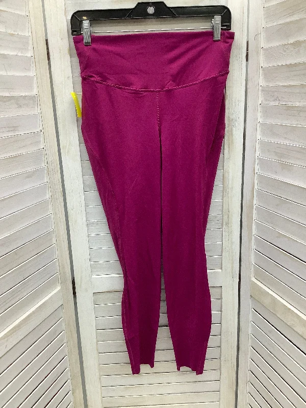 Athletic Leggings By Lululemon In Pink, Size: M