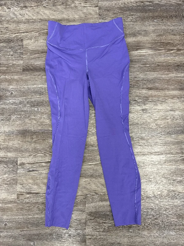 Athletic Leggings By Lululemon In Purple, Size: 8