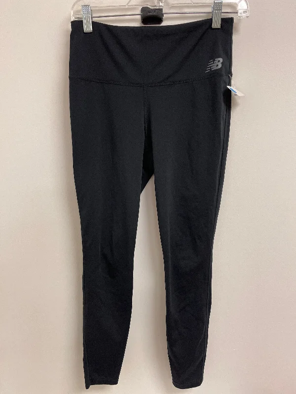 Athletic Leggings By New Balance In Black, Size: M