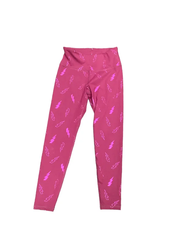 Athletic Leggings By Old Navy In Pink, Size: L