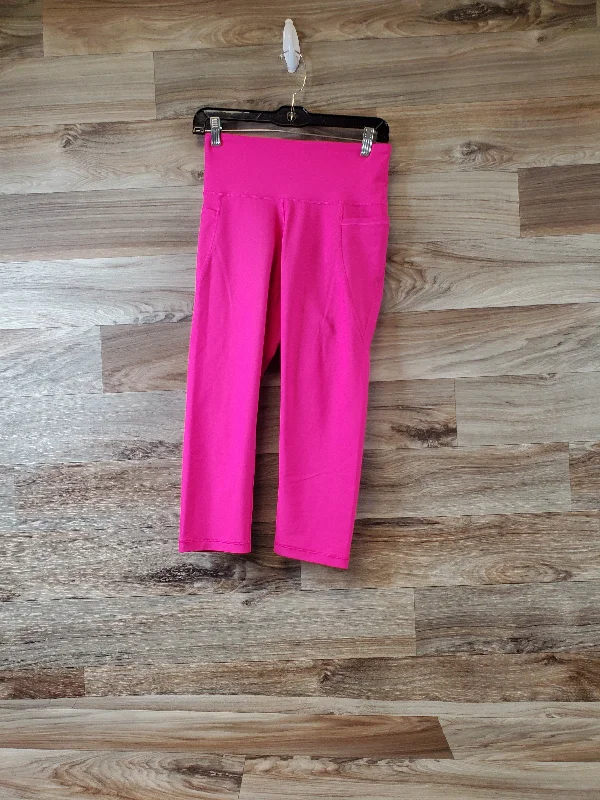 Athletic Leggings By Old Navy In Pink, Size: M