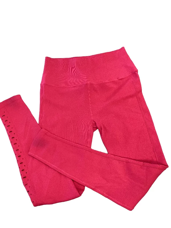 Athletic Leggings By Spiritual Gangster In Red, Size: M