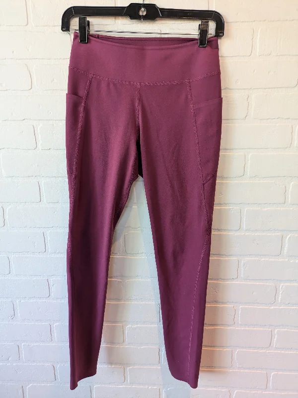 Athletic Leggings By Uniqlo In Pink, Size: 4