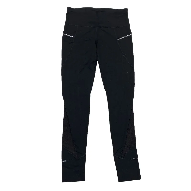 BLACK ATHLETIC LEGGINGS by ATHLETA Size:S