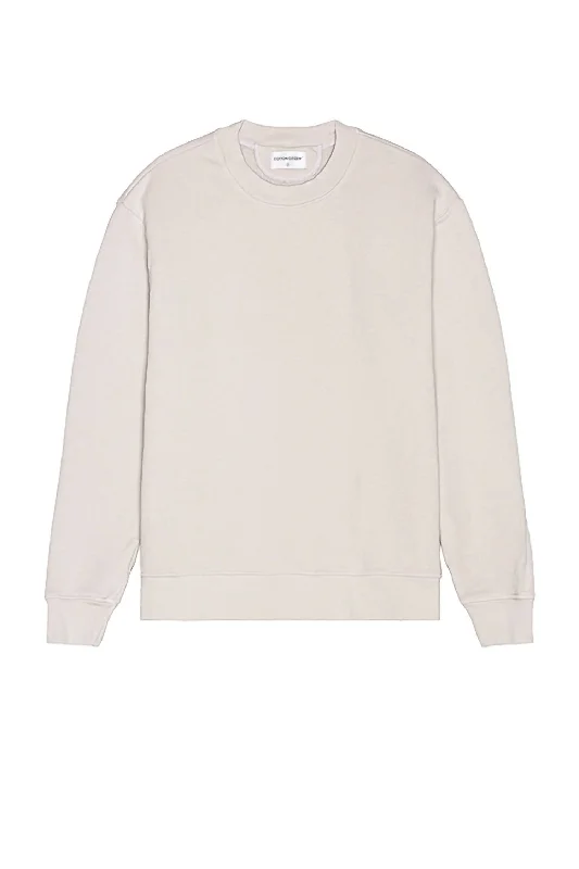 Bronx Crew Sweatshirt In Vintage White Stone