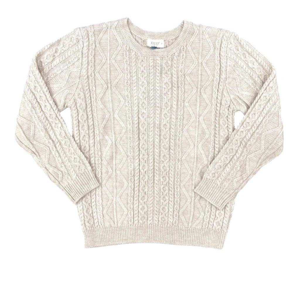 Kipp Vanilla Cable Sweater