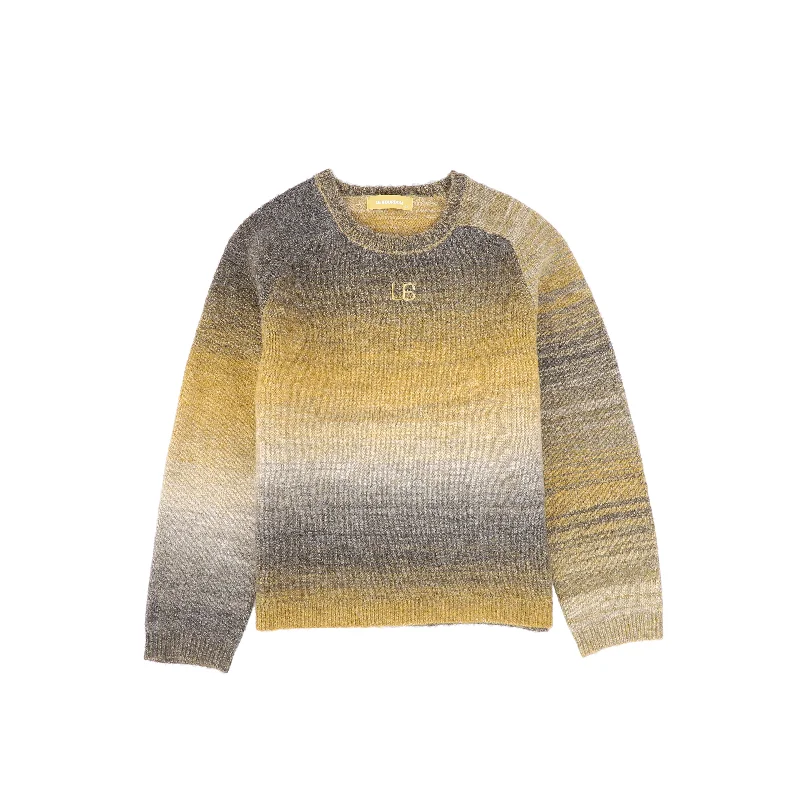 Le Bourdon Camel Ombre Knit Sweater [FINAL SALE]