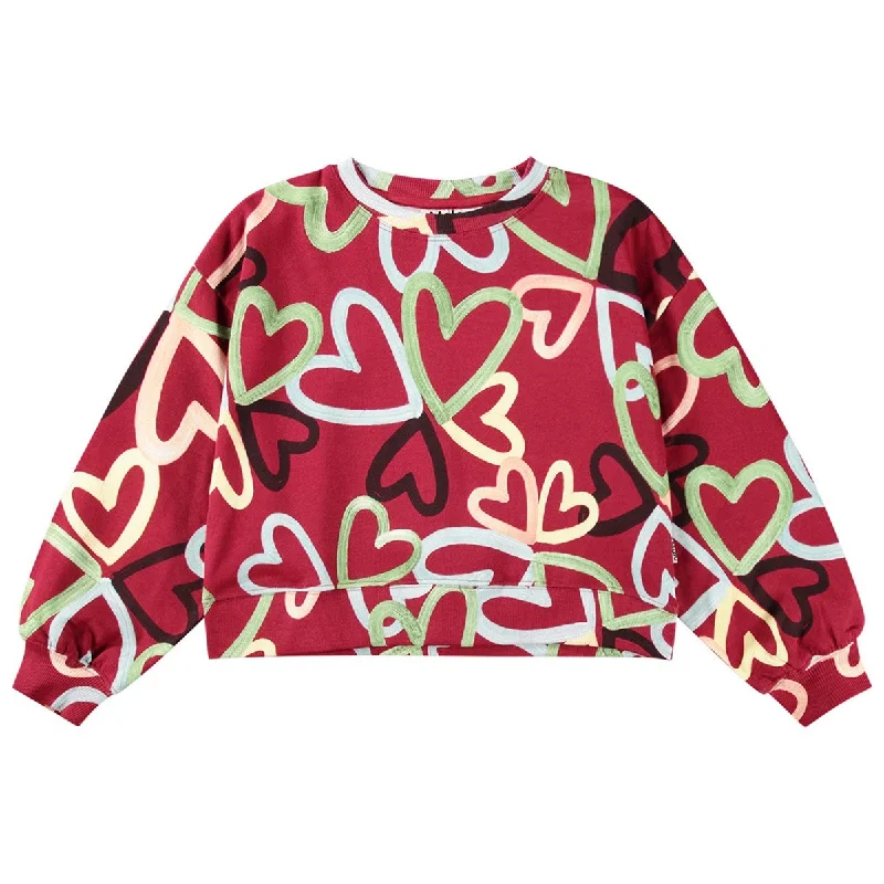 Molo Flutters Of Love Miki Sweatshirt