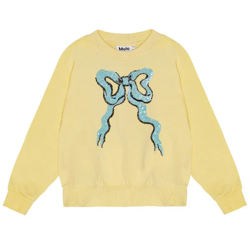 Molo Sequin Bow Marge Sweatshirt