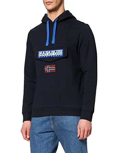 Napapijri Herren Burgee Wint 1 Sweatshirt, Blu Marine, M EU