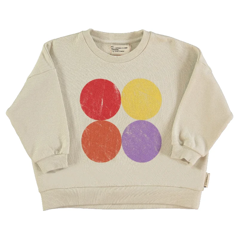 Piupiuchick Ecru Circles Sweatshirt