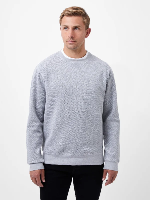 Textured Crew Sweatshirt