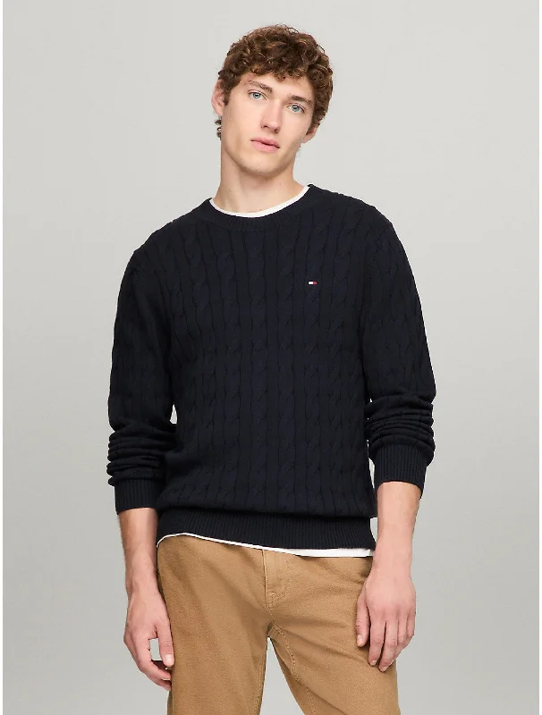 Tommy Hilfiger Men's Cable Knit Sweater