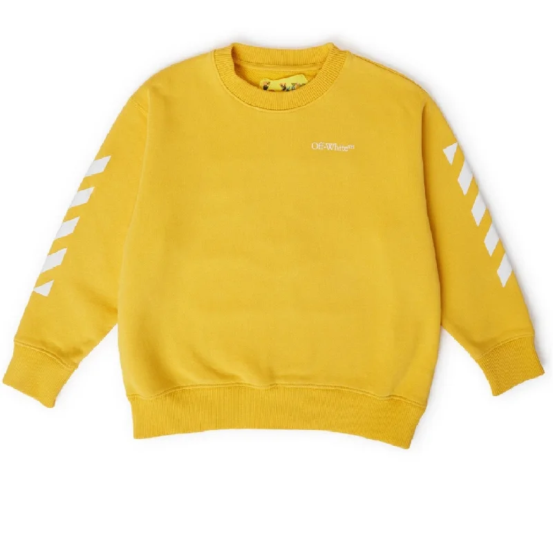 Yellow Cotton Sweatshirt